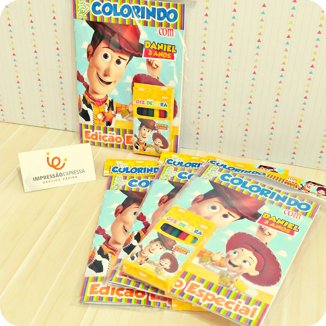 Kit 60 Desenhos Dinossauro Colorir Pintar 15X21 Com Giz de Cera